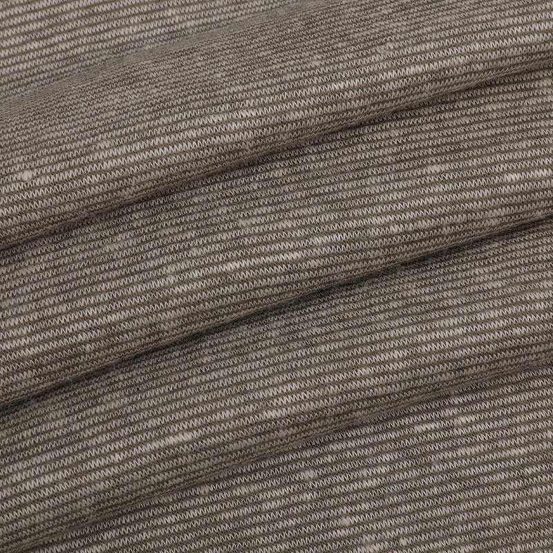 28 Ne Linen + 32s Acrilic Stripe Single Jersey